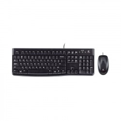 Bộ Bàn Phím Chuột Logitech MK120 (USB, Có dây)