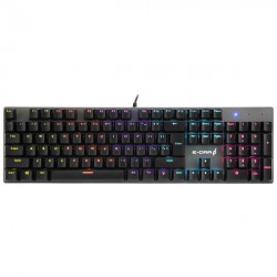 Bàn Phím Cơ E-DRA EK313 BLUE SW (104key, Rainbow Led, 1.6m bọc dù, Màu Đen)