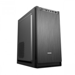 Vỏ máy tính bàn Case ATX SAMA Q13 OFFICE BLACK, No Fan