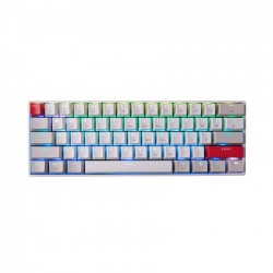 Bàn phím cơ không dây NEWMEN GM610 BROWN SW, BT5.0, WL2.4, dây, 61Key,RGB, PBT, Sạc