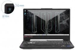 Laptop ASUS TUF Gaming F15 FX506HC-HN144W (i5-11400H, Ram 8GB, SSD 512GB, RTX 3050 4GB, Màn hình 15.6 inch FHD, Win 11, Đen)