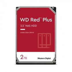 Ổ cứng HDD Western Digital 2TB Red Plus 3.5 inch, 5400RPM, SATA, 128MB Cache (WD20EFZX)