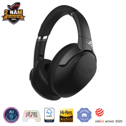 Tai Nghe Không Dây Gaming ROG Strix Go BT (Bluetooth 5.0, 3.5mm, ANC, Pin 45 giờ)