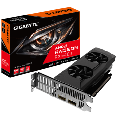 VGA Gigabyte Radeon RX 6400 D6 Low Profile 4G (GV-R64D6-4GL) (4GB/64bit/GDDR6/HDMI+DP)