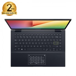 Laptop Asus Vivobook Flip TM420UA EC181W (R5-5500U, 8GB RAM, 512GB SSD, 14 inch FHD Touch, Win 11, Black, kèm bút cảm ứng)