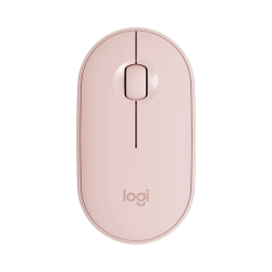 Chuột không dây Bluetooth Logitech Pebble M350, hạn chế tiếng ồn khi sử dụng, Màu Hồng