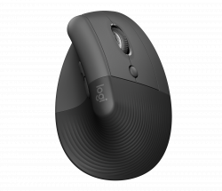 Chuột Không Dây Công Thái Học Logitech Lift Vertical (4000 DPI, USB Logi Bolt, Bluetooth, Quiet clicks, 4 Buttons, Pin AA)