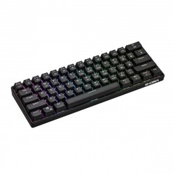 Bàn phím cơ E-DRA EK361W v2 màu đen, 61 phím, Edra Brown switch, led RGB, 2 chế độ có dây và không dây Bluetooth