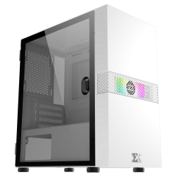 Vỏ case máy tính XIGMATEK FADIL ARTIC 1F (EN48083) - M-ATX, 1 SIDE TEMPERED GLASS, 1 FAN X20F