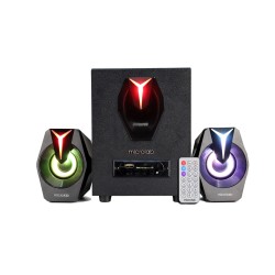 Loa vi tính 2.1 MICROLAB G100BT, 11W, có Bluetooth, USB, thẻ nhớ, có remote, Led RGB, hàng chính hãng