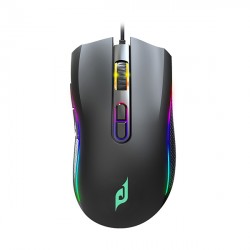 Chuột gaming E-Dra EM624 12000DPI, LED RGB, màu đen