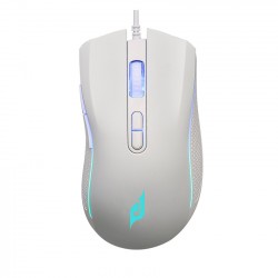 Chuột gaming E-Dra EM624 12000DPI, LED RGB, màu trắng