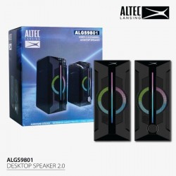 Loa vi tính 2.0 ALTEC LANSING ALGS9801 (Đèn LED RGB, Cáp 3.5 mm Giắc cắm AUX, USB 2.0 nguồn)