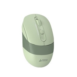 Chuột không dây A4TECH FB10C màu xanh matcha, 2 kiểu kết nối không dây: đầu nhận 2.4G hoặc Bluetooth, pin sạc tích hợp bên trong