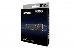 Ổ cứng gắn trong SSD Lexar NM620 512GB NVMe Gen3x4 (Đọc 3300MB/s, Ghi 3000MB/s)