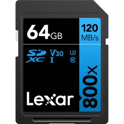 Thẻ nhớ SDXC 64GB LEXAR (LSD0800064G-BNNNG) High-performance 800x Class 10