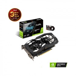 Card màn hình VGA CARD ASUS DUAL-GTX1650-O4G (GTX1650 4GB, 128BIT, 2 FAN, DVI+DP+HDMI)