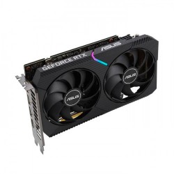 Card màn hình VGA CARD ASUS DUAL-RTX3060TI-8G-MINI-V2, 8GB, GDDR6, 2FAN, hàng chính hãng, bảo hành 36 tháng