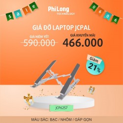 Giá đỡ Macbook, Laptop JCPAL ISTAND XSTAND ULTRA COMPACT RISER STAND (màu bạc)