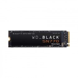 Ổ cứng gắn trong SSD WD 500GB SN770 WDS500G3X0E Black M.2 2280 PCIe NVMe 4x4 (Đọc 5000MB/s - Ghi 4000MB/s)