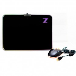 Tấm lót chuột nhựa cứng có đèn led viền ZIDLI ZIC-GP102 RGB