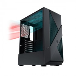 Vỏ Case XIGMATEK INFINITY 1F EN48953,1 mặt kính cường lực, sẵn 1 Fan RGB