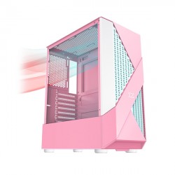Vỏ CASE XIGMATEK INFINITY QUEEN 1F EN48977,1 mặt kính cường lực, sẵn 1Fan RGB