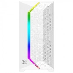 Vỏ CASE XIGMATEK GEMINI II ARTIC 3FB EN48373, 1x cường lực,1Led Strip, sẵn 3 fan RGB