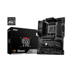MAINBOARD MSI B550M-A PRO (AM4/DDR4X2/M2/DVI/HDMI)