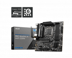 Mainboard MSI PRO B660M-A WIFI DDR4 (m-ATX, Socket LGA1700, 4 x DDR4, HDMI, Displayport, 2 x M.2, WIFI 6)