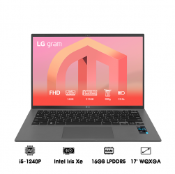 Laptop LG Gram 2022 14ZD90Q-G.AX56A5 (Intel i5-1240P, RAM 16GB, SSD 512GB, VGA Intel Iris Xe Graphics, Màn Hình 14inch WUXGA 99% DCI-P3)