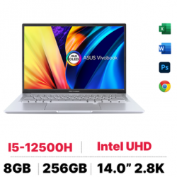Laptop Asus Vivobook 14X OLED A1403ZA-KM067W (Core i5-12500H, Ram 8GB, SSD 256GB, màn hình 14 inch OLED, Win 11 quyền, màu bạc)