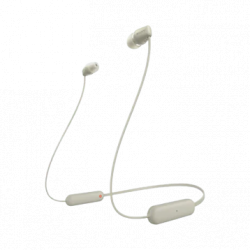 Tai nghe in-ear bluetooth Sony WI-C100 màu beige