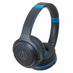 Tai Nghe Bluetooth Audio Technica Wireless ATH-S200BT Màu Xám Xanh