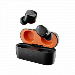 TAI NGHE IN-EAR SKULLCANDY JIB TRUE WIRELESS BLACK/ORANGE (SK-S2JTW-P749)