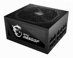Bộ nguồn máy tính MSI MPG A850GF 850W (80 PLUS GOLD, FULL MODULAR)