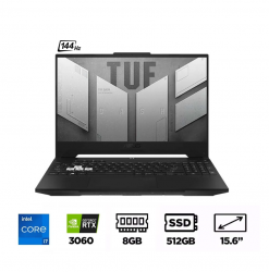 Laptop Gaming Asus TUF Dash F15 FX517ZM-HN480W (Intel Core i7-12650H, Ram 8GB DDR5, SSD 512GB, Màn Hình 15.6 Inch IPS 144Hz FHD, RTX 3060 6GB, Windows 11 Home)
