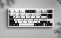 Bàn Phím Cơ FL-Esports FL750CPM White Olivia Gateron Pro White Switch (Type C, Bluetooth, Wireless 2.4Ghz)