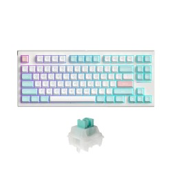 Bàn Phím Cơ FL-Esports FL750SAM Marshmallow Kailh MX Cool Mint Switch (Type C, Bluetooth, Wireless 2.4Ghz)
