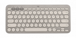 Bàn phím không dây Logitech K380 màu Almond Milk (kết nối bluetooth, sử dụng đồng thời 3 thiết bị)
