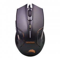 Chuột Game Có Dây Newmen G8 Plus RGB Màu đen (USB)