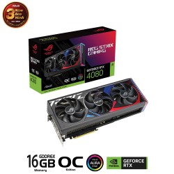 Card Màn Hình VGA ASUS ROG STRIX RTX 4080 16G GAMING OC Edition (16GB GDDR6X, 256-bit, HDMI, DP)