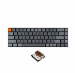 Bàn Phím Cơ Không Dây Keychron K7 H3 (Ultra Slim Led RGB HotSwap, Gateron Brown Switch, 68 Keys, Có Dây, Bluetooth 5.1)