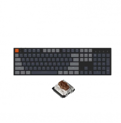 Bàn Phím Cơ Không Dây Keychron K5 V5 (K5B3) Ultra Slim Led RGB Gateron Brown Switch (104 Keys, Có Dây, Bluetooth 5.1)