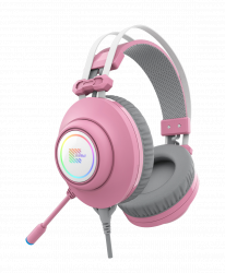Tai Nghe Gaming ZIDLI SH320V PINK (USB 7.1, RGB)