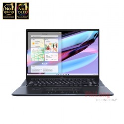 Laptop Asus Zenbook Pro 16X OLED UX7602ZM-ME107W (Core i9-12900H, RAM 32GB, SSD 1TB, RTX 3060 6GB, Màn Hình 16inch 4K Cảm ứng, Windows 11, Màu Đen)