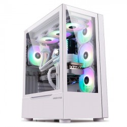 Vỏ Case Golden Field Magician 415W (2 mặt kính cường lực, sẵn 3 fan RGB)