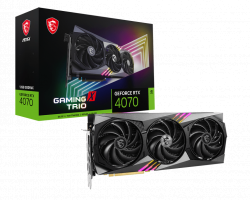 Card màn hình VGA MSI GeForce RTX 4070 GAMING X TRIO 12G GDDR6X