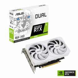 Card màn hình VGA ASUS GeForce RTX 3060 White Edition 8GB GDDR6 (DUAL-RTX3060-8G-WHITE)