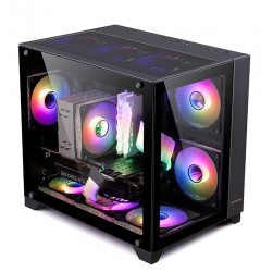 Vỏ Case Golden Field Window 21+ Black (2 mặt kính cường lực)